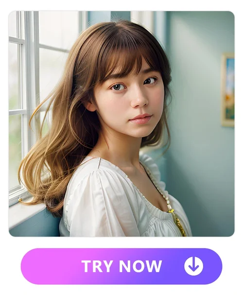 AI woman in fresh and natural style